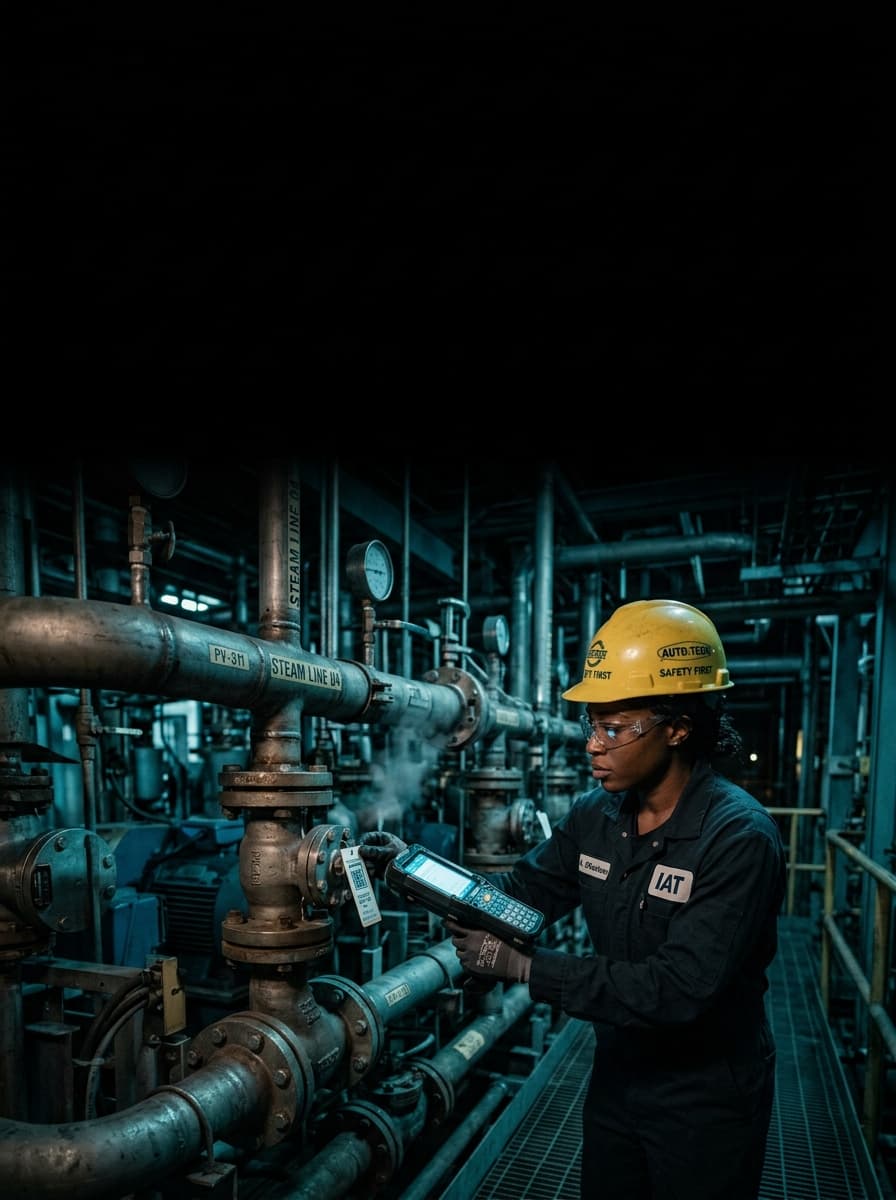 Équipement industriel relié à son jumeau numérique